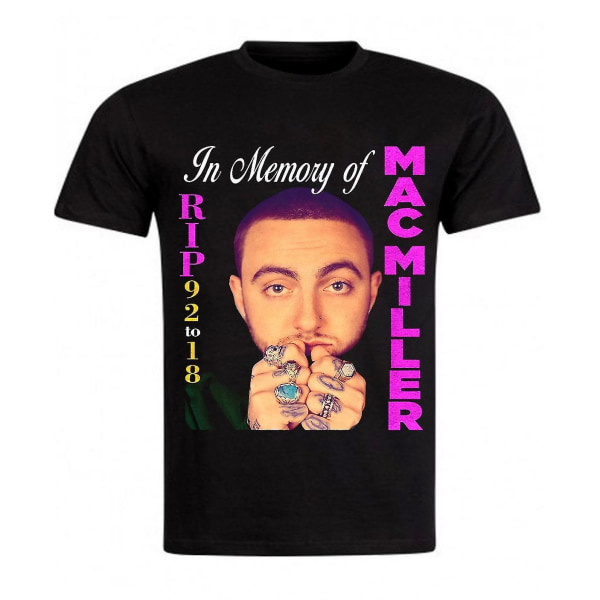 Mac Miller T-shirt Noir Rip XXL