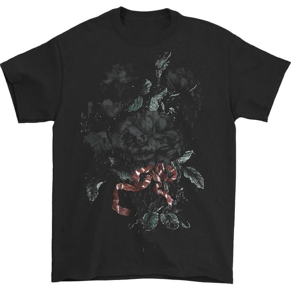 Min Chemical Romance Black Rose T-shirt S