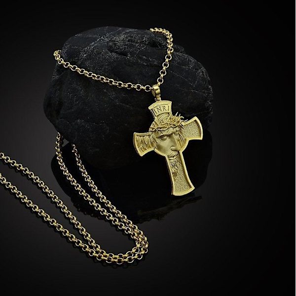 Män Mode Casual Halsband Cross Halsband Present