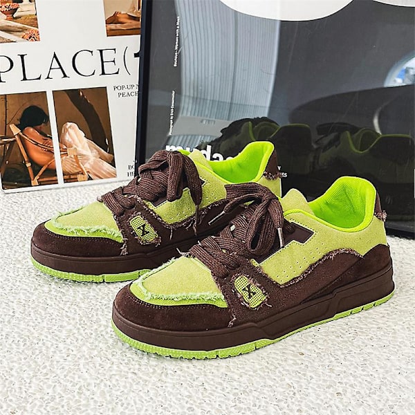 Herr Sneakers Andas Herr Skateboard Skor Löparskor 2Iv09 Brown 43