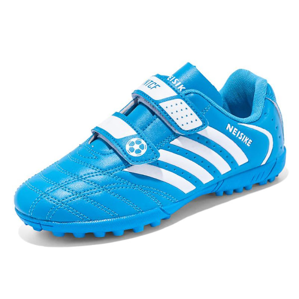 Pojkar Fotbollsskor Utomhussport Spikes Träning Fotbollsskor Sport Sneakers 167 Blue 37