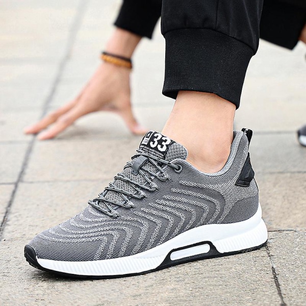 Herrsneakers Andas löparskor Mode Sportskor 3A2201 Gray 39