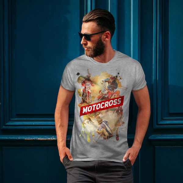 Motocross Drift T-shirt för män M