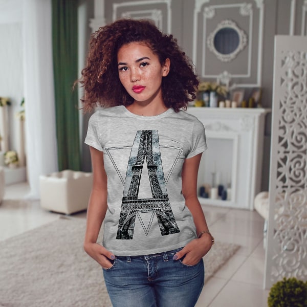 Landmark Paris Art Women T-shirt S