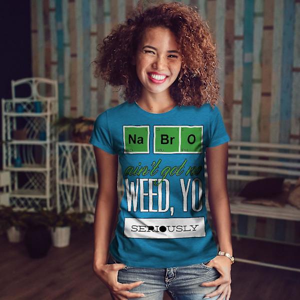 Br O Chemistry 42 Geek Kvinnor Royal Bluet-shirt M
