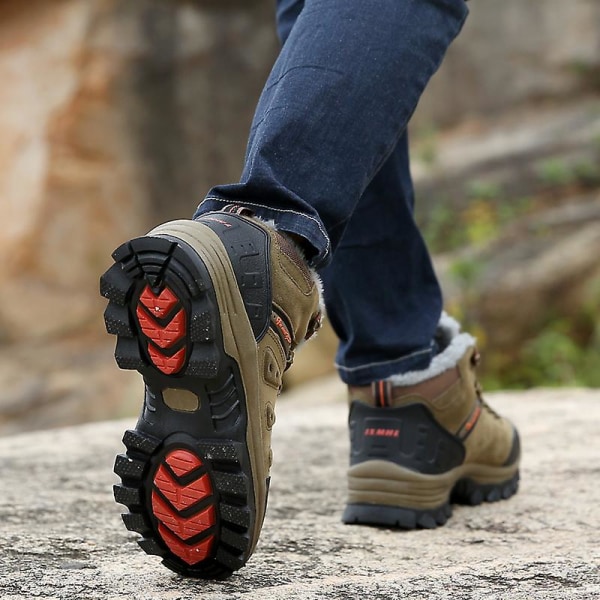 Vandringsskor för herr Andas Sneakers Halkfria utomhusskor 3100 Brown 41