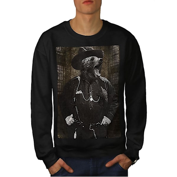 Mr Bear Beast Wild Men Blacksweatshirt M