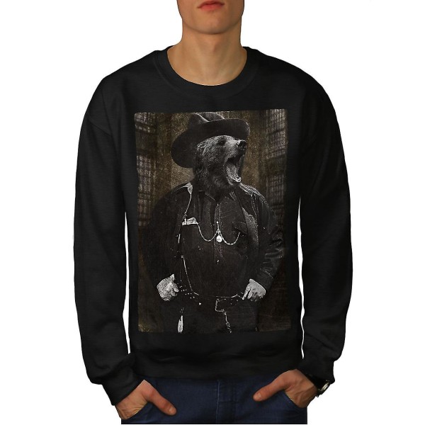 Mr Bear Beast Wild Men Blacksweatshirt XL