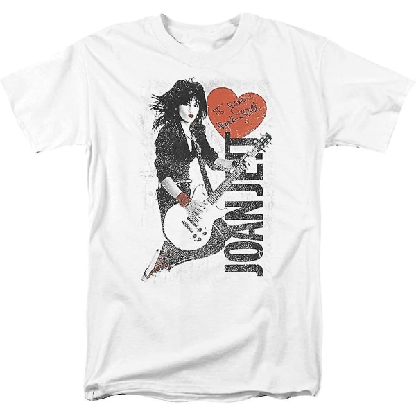 Joan Jett - Jag älskar Rock-n-roll Punk Jump - Vuxen T-shirt 3XL