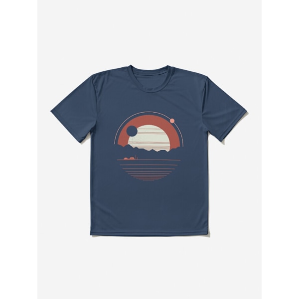 Solitude Active T-shirt Navy L_Front
