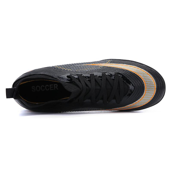 Fotbollsskor för män Halkfria fotbollsskor för herr Gräs Fotbollssneakers Yj777-1 Black 44