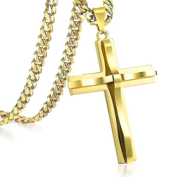 1 st mäns kors hänge halsband tro smycken