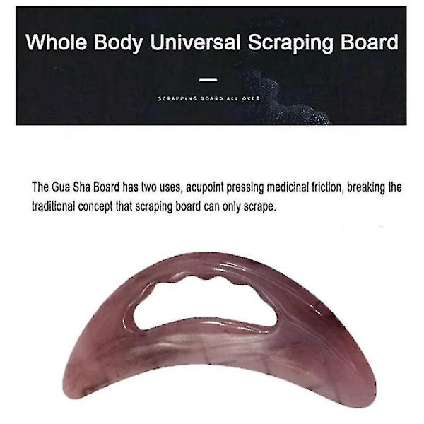 Gua Sha Tool Skrapbräda Massageverktyg Bantning Guasha Massagebräda Gua Sha Skrapa Kroppsmassageterapiverktyg Pink large