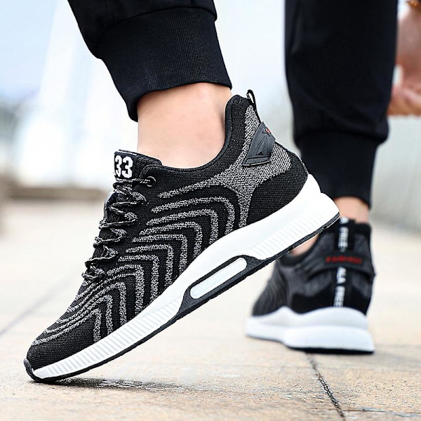 Herrsneakers Andas löparskor Mode Sportskor 3A2201 Black 41