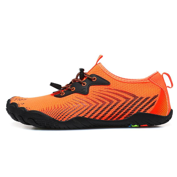 Vattenskor för män Snabbtorkande Sport Aqua Skor 3B977 Orange 42