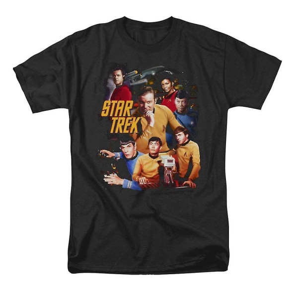 Star Trek At The Controls T-shirt XL