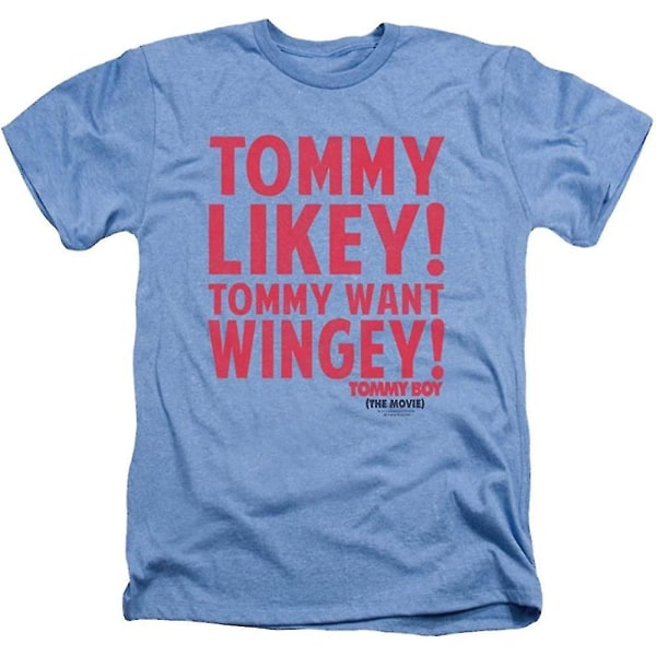 Tommy Boy vill ha Winey Regular Fit Heather T-shirt för vuxna 3XL