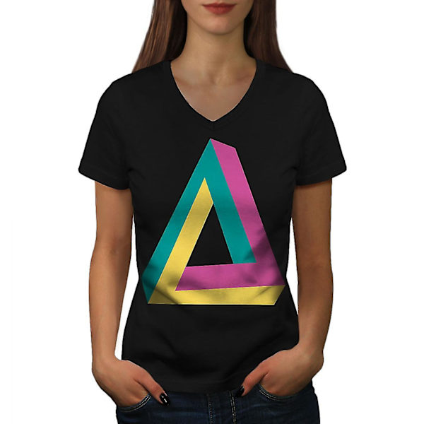 Impossible Triangle T-shirt för kvinnor XXL
