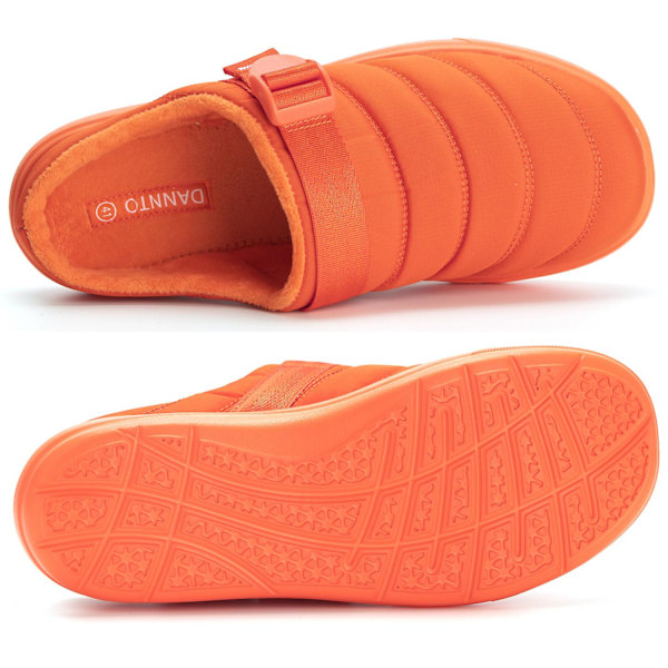 Herr bomullstofflor Varma vinterhalkfria skor Hk999 Orange 41