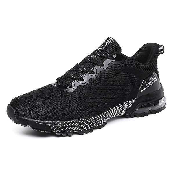 Herr Air Sports löparskor Andas halkfria Sneakers Fr2932 Black 38