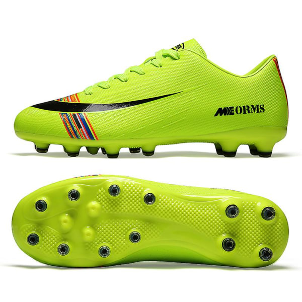 Fotbollsskor för män Halkfria fotbollsskor för herr Gräs Fotbollssneakers D9065 Green 45