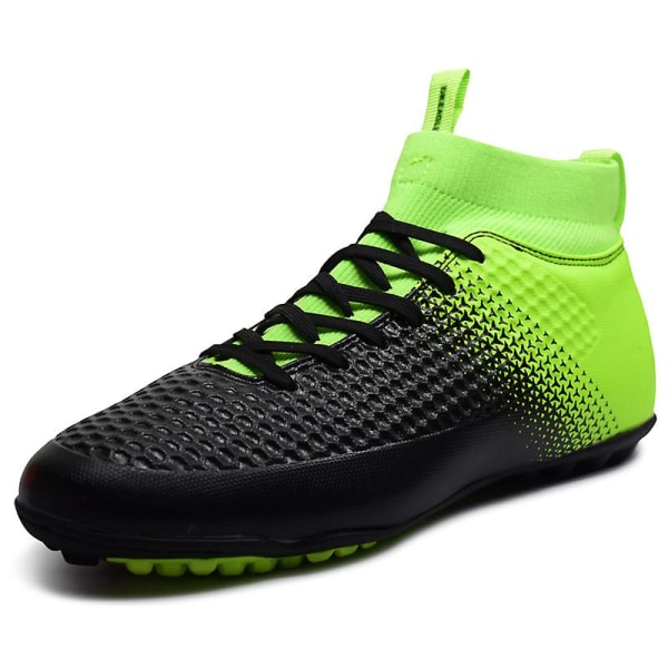 Fotbollsskor för män Halkfria fotbollsskor för herr, Gräs Fotbollssneakers 3Adr06 BlackGreen 40