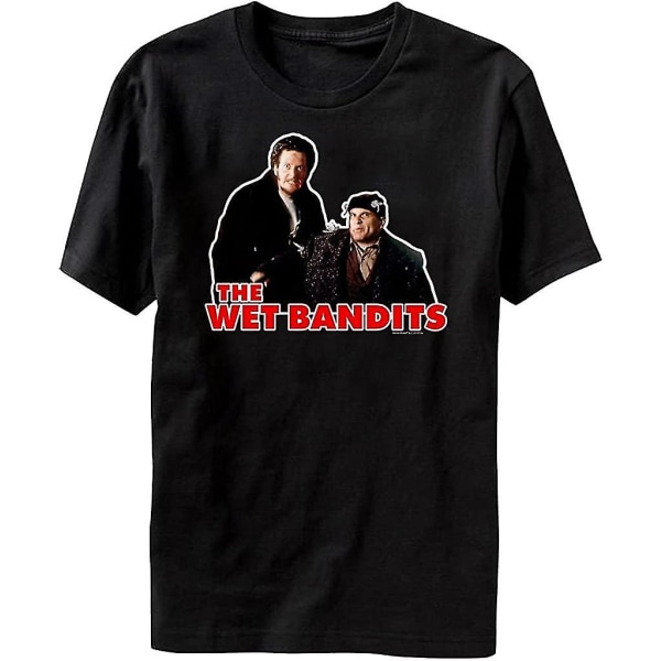 Ensam hemma The Wet Bandits Vuxen Svart T-shirt XL