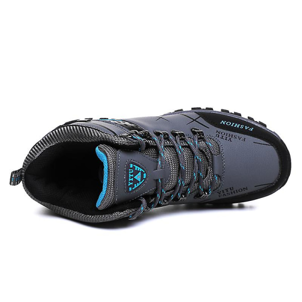 Vintersnöskor för herr Vattentåliga skor Anti-halk Casual Lätt vandringskänga 8528 Blue 39