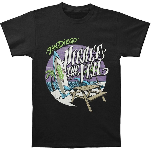 Pierce The Veil Beach T-shirt L