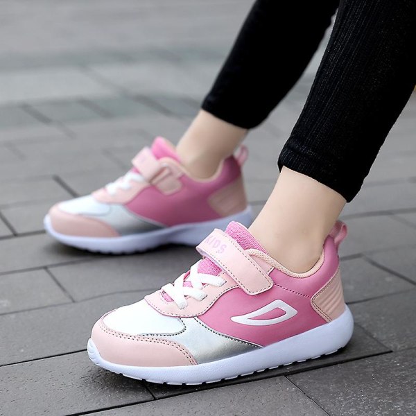 Barnskor Andas sportskor Damping Sneakers Löparskor för tjejer 2Dw529 Pink 28