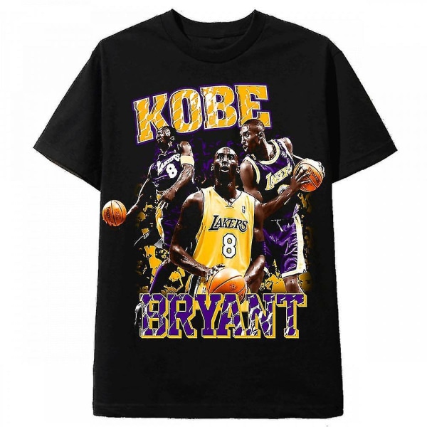 Vintage Tee Retro 90-tal T-shirt Kobe Bryant Lakers Kläder S