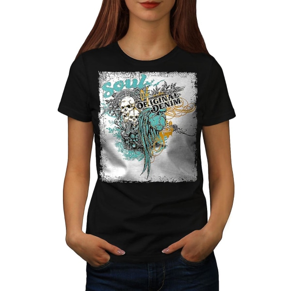 Unik Art Dead Women Blackt-shirt S