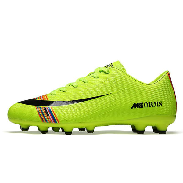 Fotbollsskor för män Halkfria fotbollsskor för herr Gräs Fotbollssneakers D9065 Green 38