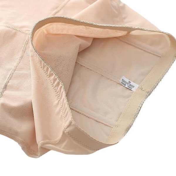 Hög midja Body Shaper Shorts Shapewear för kvinnor Magkontroll lår bantning teknologi beige L