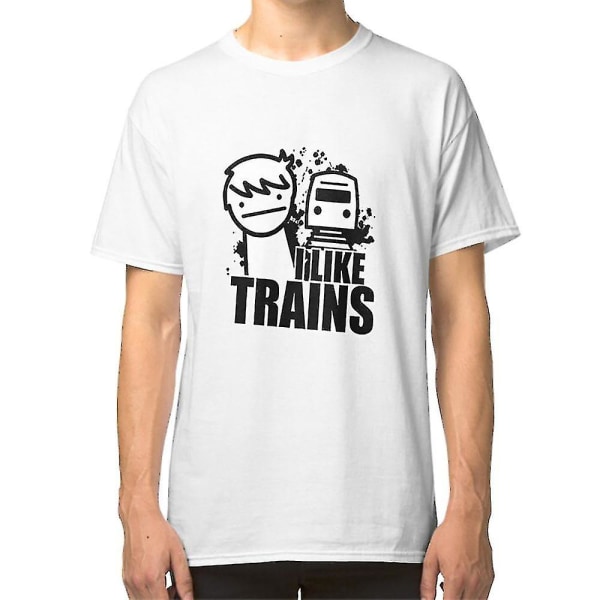 Jag gillar tåg! T-shirt 2XL