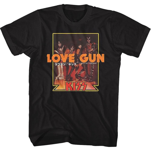 Love Gun japansk affisch KISS T-shirt S