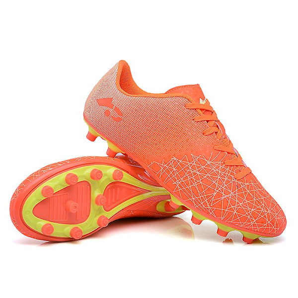 Fotbollsskor för män Aldult Fotbollsskor Grästräning Sport Skor Sneakers 3B27017 Orange 39