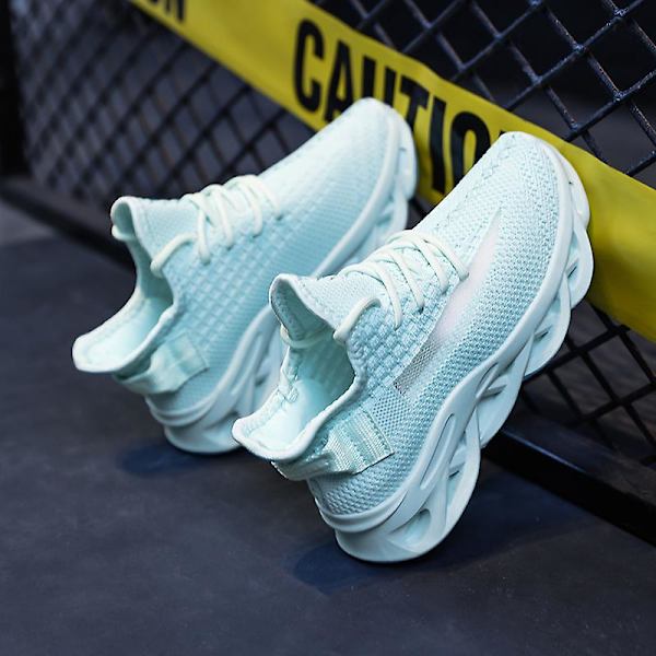 Barnskor Andas Flyknit Sneakers Löparskor 591-1 Green 41