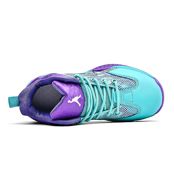 Barn Sneakers Pojkar Basketskor Halkfria Barn Sportskor 3B7809 Purple 33