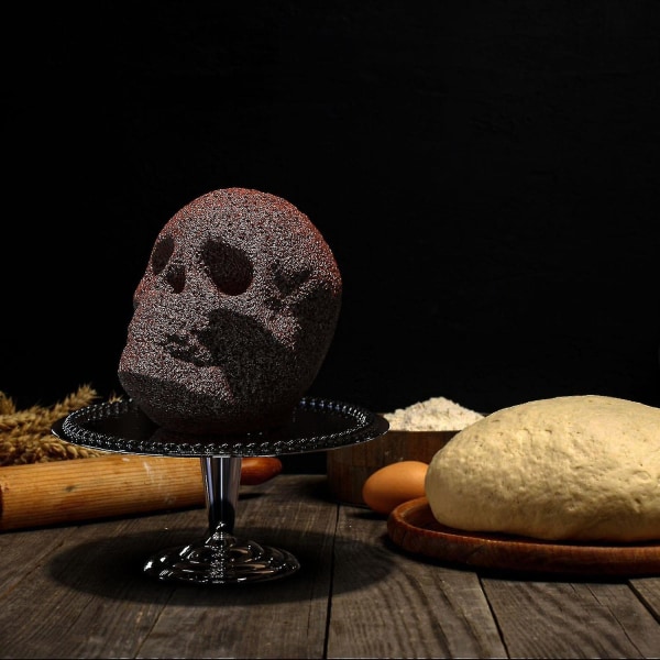 Skull Silikon Cak Form Gör själv Bakning Choklad Form Halloween Skull Cak