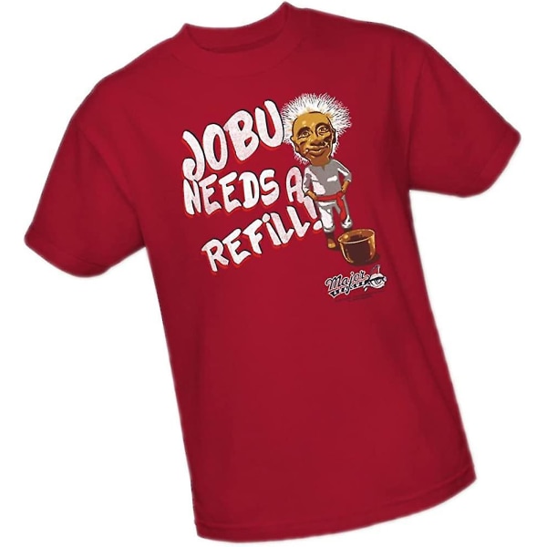 Jobu behöver påfyllning! - Major League Vuxen T-shirt 3X-Large