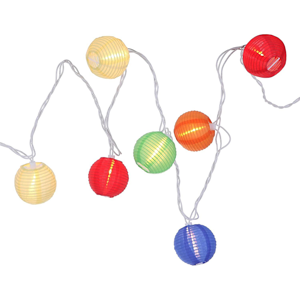 Lantern String Lights, Monteringsfri Vattentät Anslutningsbar Plug In Ul Listed Nylon Dekorativ