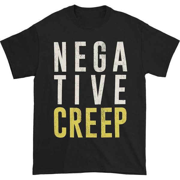 Nirvana Negative Creep Regular T-shirt för män S