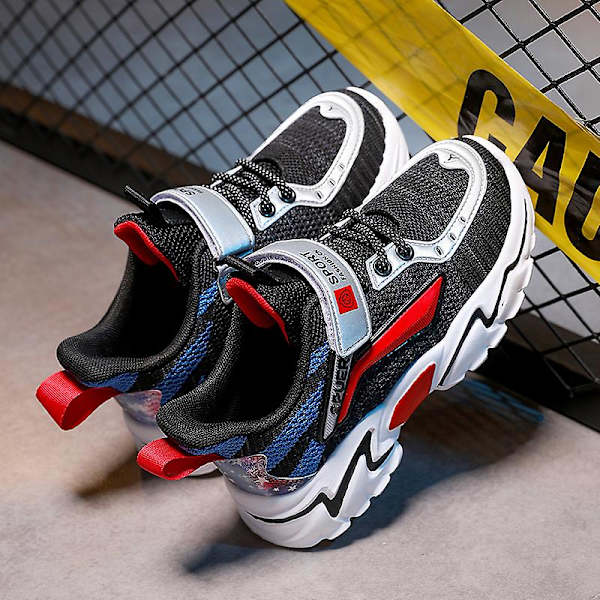 Barnsneakers Andas löparskor Mode Sportskor Fr9109 BlackBlue 31