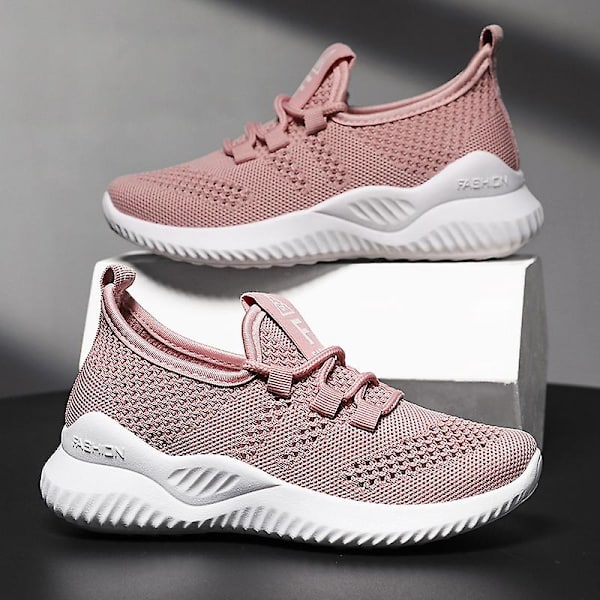 Sneakers för barn Löpartennisskor Lättviktsventilerande Sport Athletic 3Dn8989 Pink 32