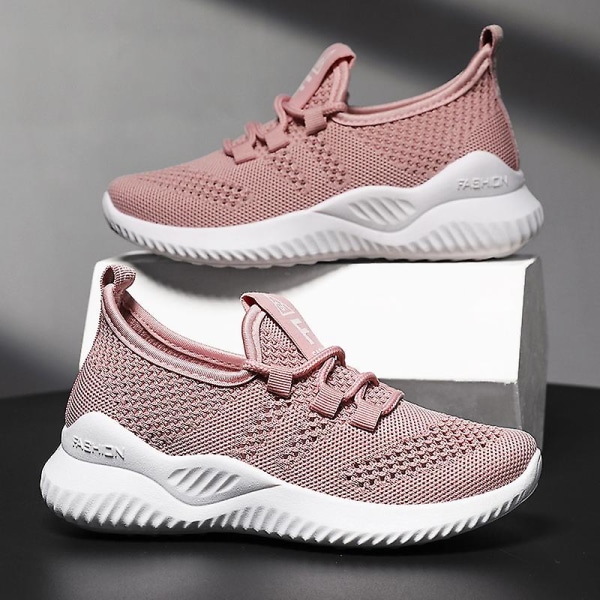 Sneakers för barn Löpartennisskor Lättviktsventilerande Sport Athletic 3Dn8989 Pink 38