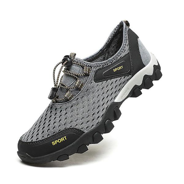 Herr Dam Sneakers Andas löparskor Mode Sportskor 112 Gray 44