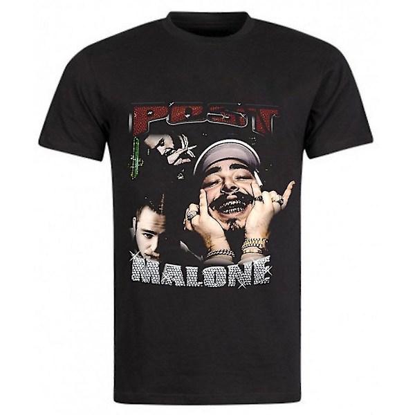 Post Malone T-shirt Noir Vintage Tour XL