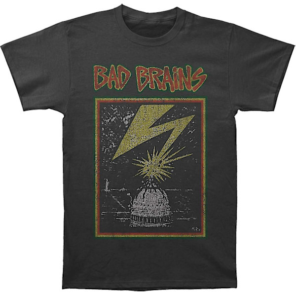 Bad Brains - Distressed Capital T-shirt Storlek Xl M