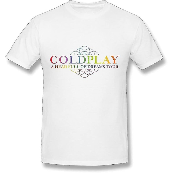 Coldplay A Head Full Of Dreams Tour 2016 Fan Logo T-shirt för män L